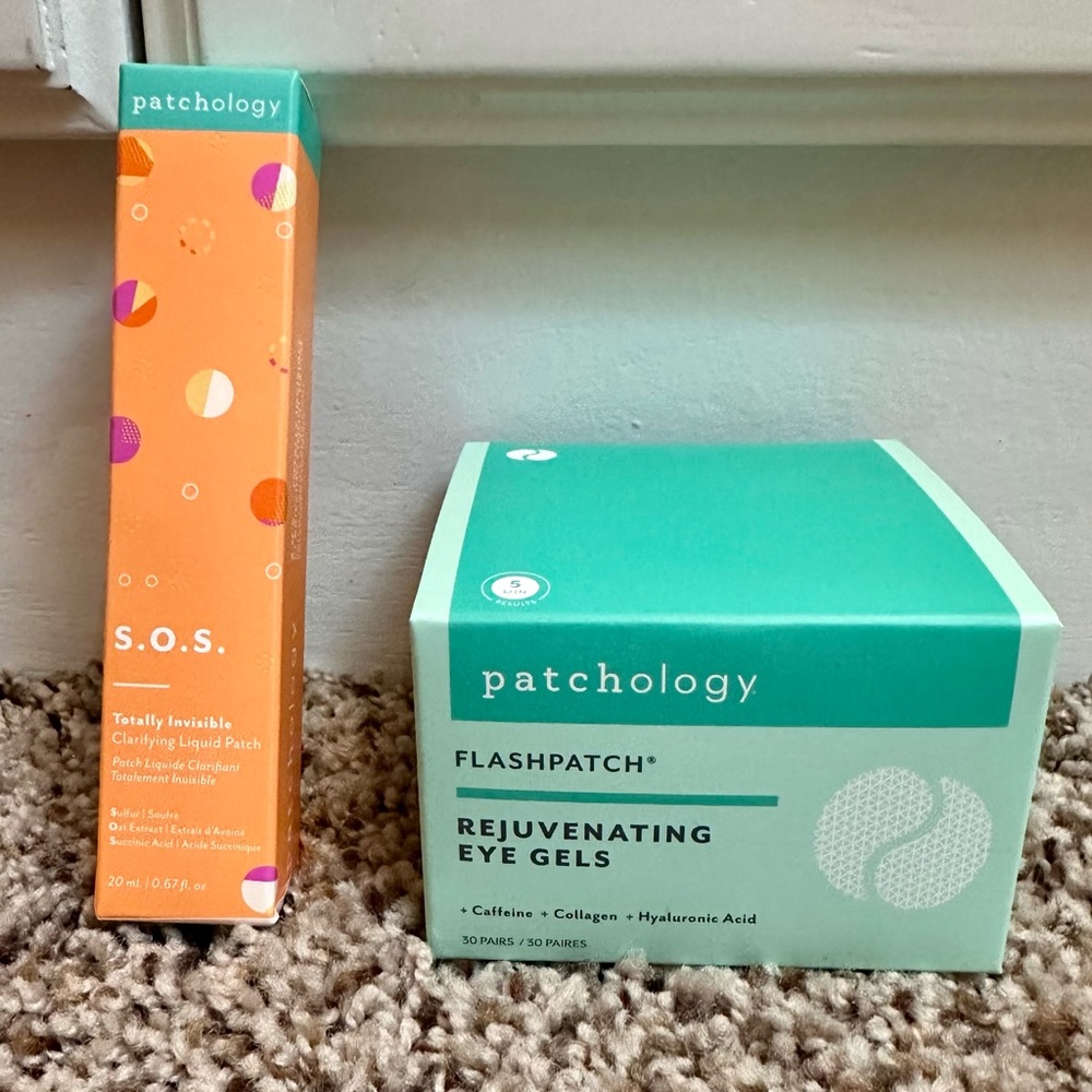 Patchology Flashpatch Rejuvenation Eye Gels 30 Pack & SOS Clarifying Liquid